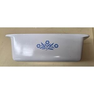 Vintage Corning Ware P-315-B Blue Cornflower 9x5 x3 Bread Loaf Pan Dish cooking